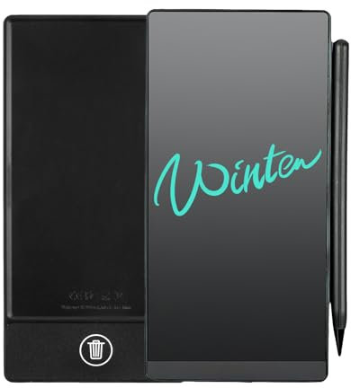 6.5 LCD Writing Tablet for Adults Reusable Digital Notepad with Pen Office Electronic Notebook with Hall Switch Electronic Drawing Pad with Lock Function Writing Pad for Notes Doodles Messages