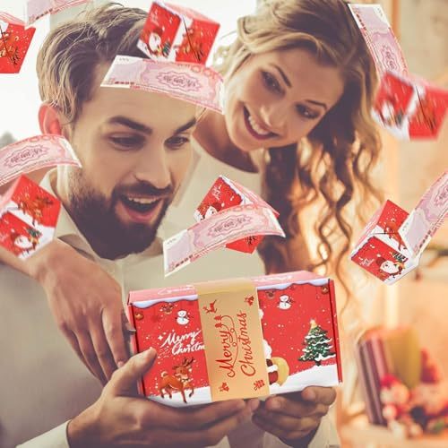 AMhomely Scatola regalo esplosiva, confezione regalo a sorpresa, per donne, uomini, bambini, per compleanno, anniversario, proposta di San Valentino (stile B, 18 pezzi)