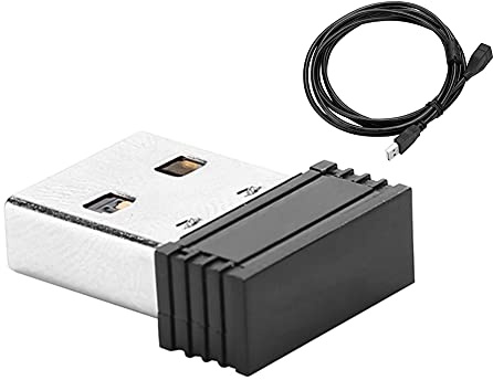 Wangcmcol för + USB-adapter, flerkanalsmottagare, kompakt design, kompatibilitet med cykelprogramvara (trådbunden)