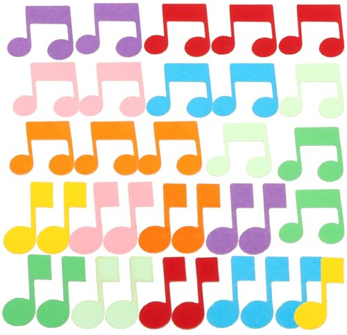 EPIGEIST 200 Pezzi Coriandoli Ritagli Musicali Multicolore per Feste Decorazioni Tavolo Note Musicali e Matrimoni Decorazione Carta Sparsa per Party e Celebrazioni