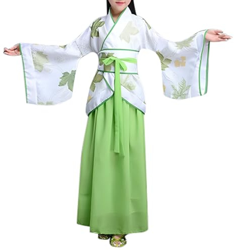 Deguisement Chinoise Fille, Chine Enfants National Style Chinois Scène Théâtre Jouer à L'opéra Cosplay Spectacle Traditionnel Folle Robe Filles Manches Longues #0119A