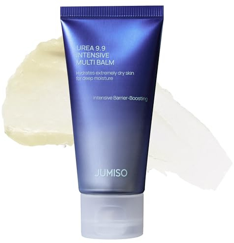 JUMISO Urea 9.9 Intensive Multi Balm - Korean Moisturizer for Extremely Dry Rough Cracked Skin - Deep Hydrating, Barrier Repair with Ceramide NP, Panthenol, TECA Liposome, Fast Absorbing, 1.69 oz