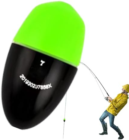 Awa Float, 15x4x4cm Nattfiskeutrustning | ABS Electronic 55g, Känslig Långväga Bergsgjutningsbobber Skapad För Att Förbättra Noggrannheten Och Kontrollen I Mörkt Vatten