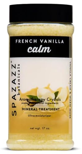 Spazazz Spa & Bath Crystals 17oz / 482g Warm French Vanilla