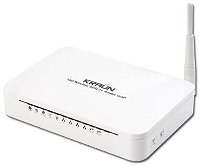 Kraun KR.XY ADSL Wi-Fi Collegamento ethernet LAN Bianco router
