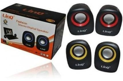 OISE ART STORE Trade Shop - Mini Casse Speaker Altoparlanti Stereo USB 2.0 Pc Notebook Mp3 Linq A-180