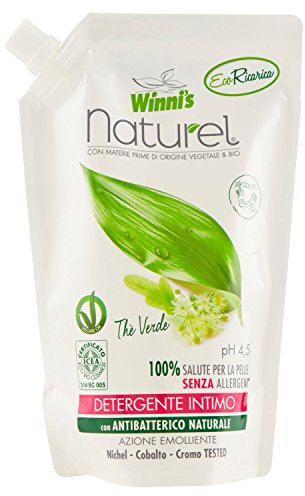 Winni's Naturel - Detergente Intimo Delicato Ipoallergenico in Ecoformato, con Antibatterico Naturale, Adatto alle Pelli più Sensibili, Con Materie Prime di Origine Vegetale e Bio, 500 ml
