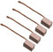 The Lord of the Tools 2 Paires Balais de Charbon Moteur 10x6x6mm Contenant du Cuivre pour Lève-vitre d'essuie-Glace Ventilateur Voiture