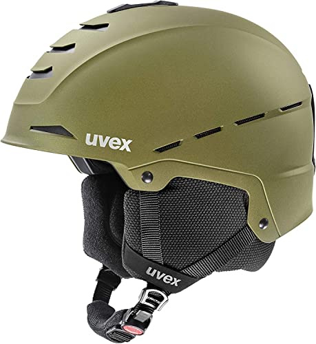 uvex Legend 2,0 - Casque de Ski pour Hommes et Femmes - Réglage de la Taille Individuel - Ventilation Optimisée - Croco Matt - 52-55 cm