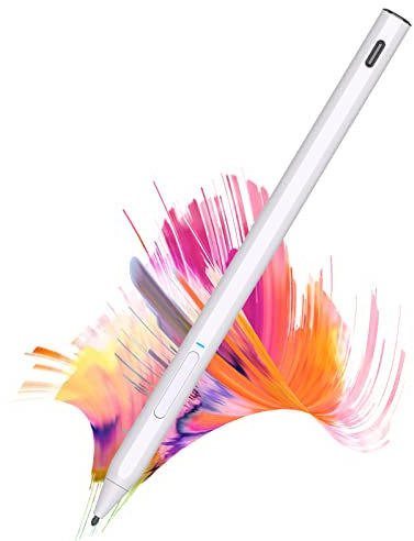 Zelaxy Stylus Pen for Microsoft Surface, Magnetic Adsorption, Palm Rejection, Compatible with Surface Pro X/9/8/7/6/5/4/3/Laptop 5/4/3/2/1/go 3/2/1/Book 2/1/Studio, White