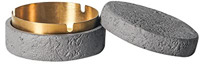 Cutfouwe Kreativer Mülleimer Für Den Innen- Und Außenbereich- Leicht Zu Reinigen-Geruchshemmend,Grau,S