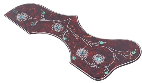 Celluloid Akustisk Gitarr Pickguard, 2,5 Mm Tjocklek, Repskydd, Självhäftande Klistermärke, Folkgitarrdekoration