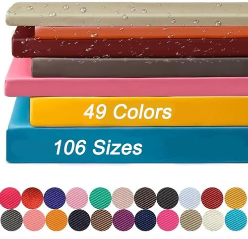 Gluhbirnen Outdoor Wasserdicht Bankauflage, 5CM Dicke Bankauflagen, Sitzauflage Sitzkissen Bank, Polsterauflage Auflage für Gartenbank, Outdoor Bankauflage Abnehmbarem, 200 * 40 * 5CM