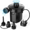 Electric Air Pump for Inflatables,Portable Quick-Fill Air Pump with 3 Nozzles, 230V AC/150W 50Hz, Inflator Deflator Pumps for Outdoor Camping, Air Mattress Bed,Boat,Inflatable Cushion,Couch,Pool Float