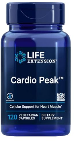 Life Extension - Cardio Peak mit standardisiertem Weißdorn und Arjuna | Herz-Kreislauf-Unterstützung für eine optimale Herzgesundheit - 120 Kapseln