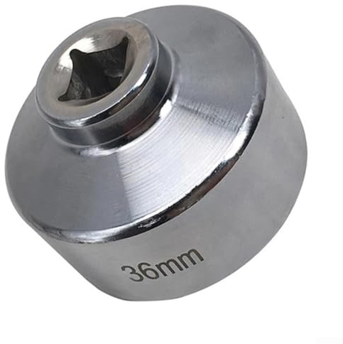 TDCuizent Clé à douille en métal pour filtre à huile à profil bas compatible avec les véhicules et équipements d'entretien automobile (36 mm)