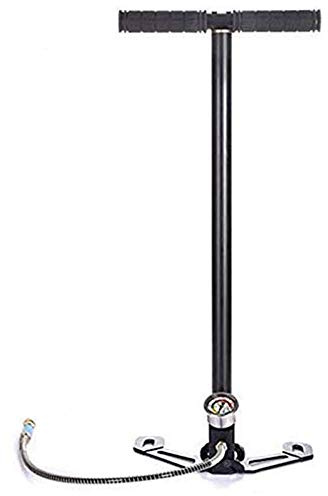 Bowose 3 Stage Stirrup Charger PCP Hand Pump Gas Filter Gauge Air Gun Rifle Airrifle