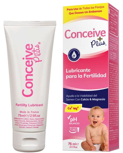 Conceive Plus Gel Lubricante de Fertilidad, Lubricante Amigable con la Fertilidad para Parejas que Intentan Tener un Bebé - 75ml / 2.5 fl oz