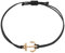Selfmade Jewelry Armband Damen Roségold Anker Handmade Makramee Armkettchen Größenverstellbar Inkl. Geschenk-Verpackung