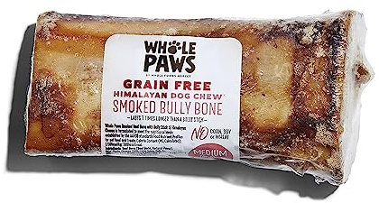 Whole Paws, Smoked Beef Bone with Bully Stick & Himalayan Cheese, Medium (for Dogs 35 lbs & Under), 4.6 ounce (Pack of 1)