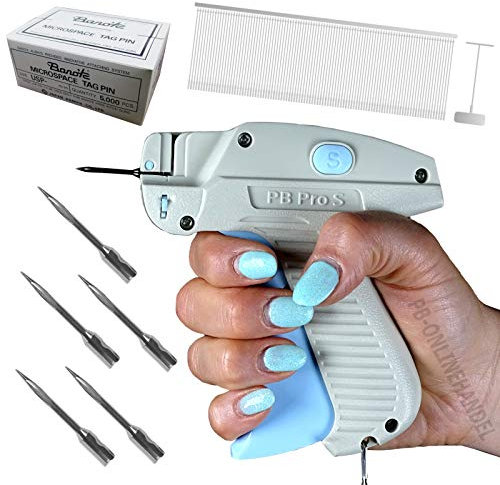 Etikettierpistole PB PRO Standard [Set 5] + 5.000 BANOK-Heftfäden USP + 5 Ersatznadeln Etikettiergerät Tag Gun | PB-Onlinehandel