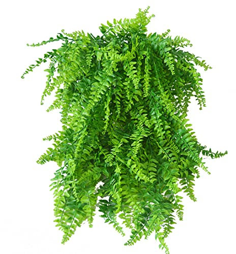 Leixi 4Pcs Artificial Hanging Plants,Fake Ivy Plant for Indoor Outdoor Decoration,Greenery Home Decor Faux Vine for Living Room & Garden/Farmhouse Aesthetic Decorations (4)