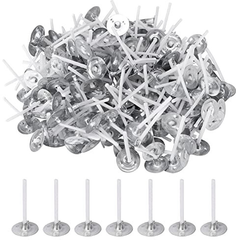 200 Stück Kerzendocht, Dochte für Teelichter, Teelicht Dochte,Kerzendochte für Kerzen, Dochte für Kerzen, Kerzendochte 26mm Lang, Kerzendocht Kaufen, Dochte für Kerzen Gießen, Kerzen Dochten