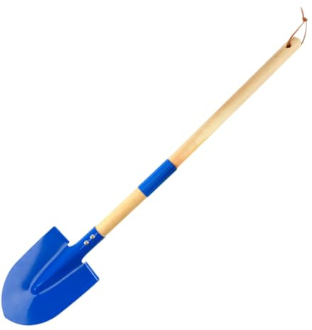 ANTOVSO 27-Inch Kids Metal Sand Spade with Detachable Design, Portable Toddler Shovel for Beach Sandbox and Gardening, Durable Outdoor Play Tool for Boys & Girls, Children's Gardening Tools