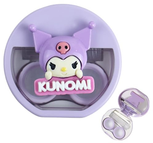 AYVRUOP Astucci per lenti a contatto, portalenti con specchietto, accessori per lenti a contatto Sanrio per la casa e il viaggio