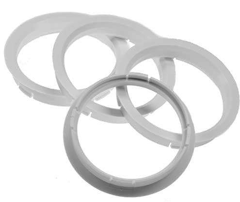 RKC 4X Zentrierringe 72,5 x 65,1 mm weiß Felgen Ringe Made in Germany