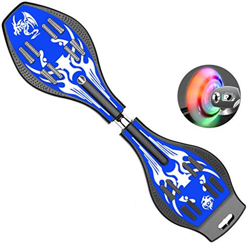 LZY Skateboard Komplett Board Skateboards Caster Board Vitality Board Camo Casterboard Außenreisen Longboard Snake Board Twisting Balance Auto Skateboard Caster Board 87 cm rutschfest