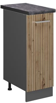 Vicco Pharmacy cabinet Raul, Artisan oak/Anthracite, 30 cm, WT Anthracite