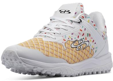 Boombah Viper Men's Ice Cream Turf Multi/Cream/Gold/White - Size 11