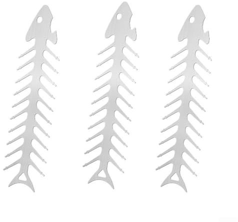 Yuanpgky Soporte multifunción para pinchos de barbacoa de acero inoxidable, herramienta de cocina con abridor de botellas para barbacoa al aire libre, plateado (S)