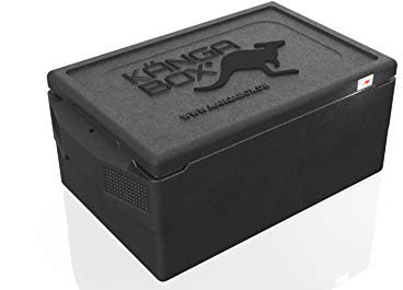 KÄNGABOX® Professional GN 1/1 schwarz 48L Comfortgriff – Thermobox für Essen, Styroporbox-Alternative, Warmhaltebehälter & Kühlbox, hygienisch, temperaturbeständig von -40 °C bis +120 °C