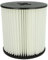 vhbw Faltenfilter kompatibel mit Dirt Devil VacuFlo FC1550, FC310, FC540, FC550-C, FC620, FC650-C Staubsauger - Filter, Patronenfilter, schwarz weiß
