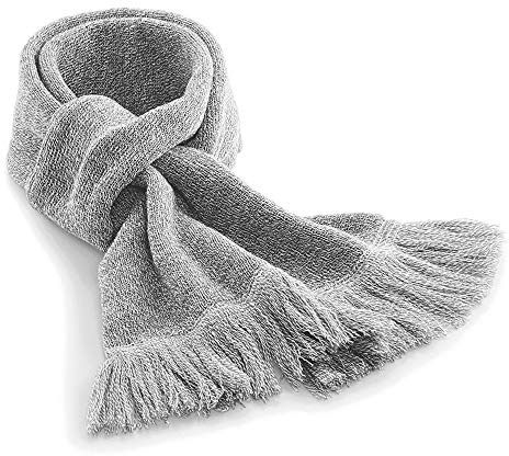 ASVP Shop Unisex Fashion Scarves for Autumn Winter Classic Waffle Knit (Grey)