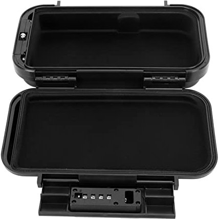 Cassaforte Portatile, Cassaforte Personale con Serratura a Combinazione, Mini Cassaforte da Viaggio con Cavo in Acciaio Staccabile, per Dormitorio, Spiaggia, Hotel, Auto