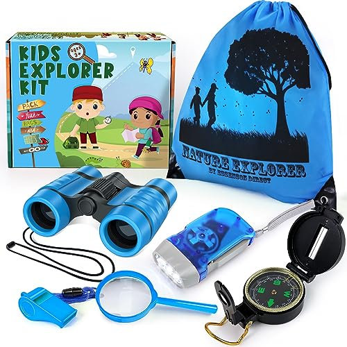 essenson Set di ricercatori per bambini, giocattolo per attività all'aperto, regalo per età 3, 4, 5, 6, 7, 8+, anni, ragazzi, ragazze, bambini