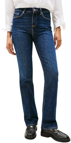 Tommy Hilfiger Jean Femme Bootcut Fit, Bleu (Nos Dark Blue), 28W/27L