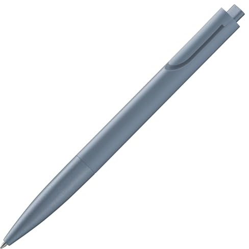 Lamy noto blue Kugelschreiber - puristischer Kuli mit Gehäuse aus Kunststoff in Dreiecksform - Clip entsteht aus der Gehäusekontur - inkl. Großraummine M 16 in Strichbreite M in schwarz