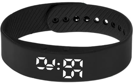 DzpKrka Reloj De Actividad con Vibración para Alarmas Y Podómetro Integrado - Pulsera Deportiva para Hombre Y Mujer con Cronómetro, Impermeable, para Entrenamiento, Gimnasio Natación
