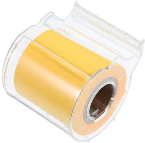 CONGARTENO Rouleau de Blocs-notes Autocollants Multifonction 1 Rouleau Orange Adhésif Fort, Déchirable sans Résidu, Autocollants Mémo Portables pour Bureau, École et Maison, Accessoire