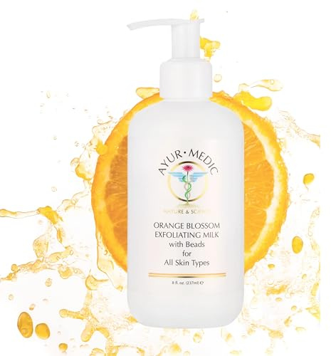 Ayur Medic Orange Blossom Exfoliating Cleansing Milk (8 oz)