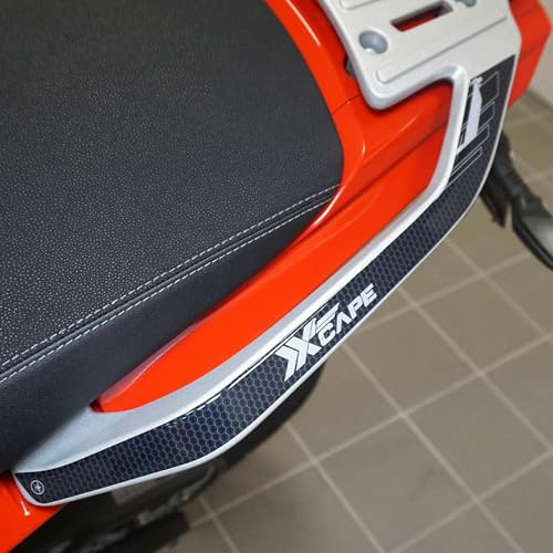 labelbike - Adesivi 3D Moto Maniglie Passeggero Decorazioni e Protezioni in Resina con Licenza Ufficiale Moto Morini X-CAPE 650 2021-2024 - Colore Carbonio Grigio