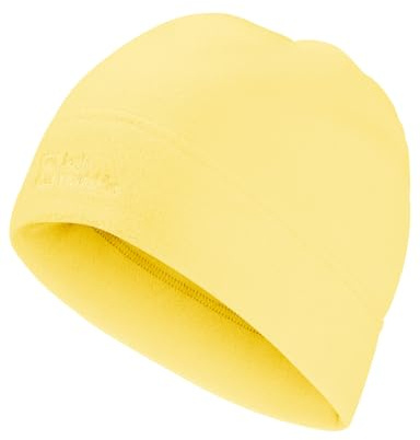 Jack Wolfskin Unisex Real Stuff Beanie-Mütze, Lemon Ice, Einheitsgröße EU