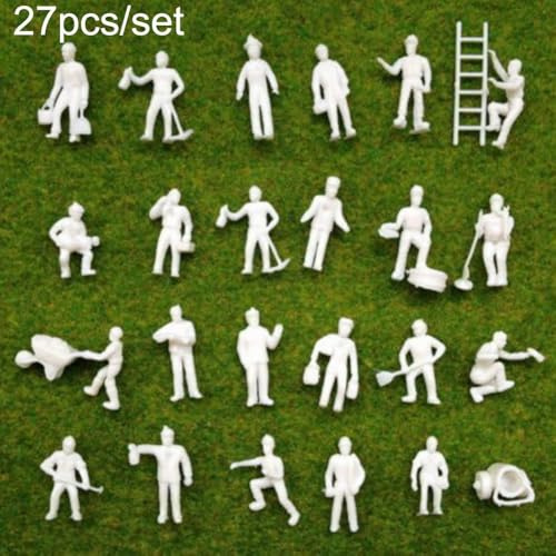 Lot de 27 figurines miniatures Train People pour amateurs et collectionneurs de chemin de fer HO OO