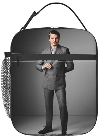 EZKYZTLW Pedro Star Pascal Lunchtasche, lässig, leicht, isoliert, geeignet für Männer und Frauen, für die Arbeit, das Büro, Picknick, Reisen und Camping