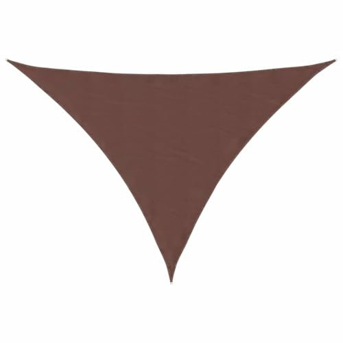 vidaXL Sonnensegel Braun 7x5x5 m 100% Polyester Oxford, Windschutz, Markise, Sonnenplane, Sonnendach, Schattenspender, Schattentuch