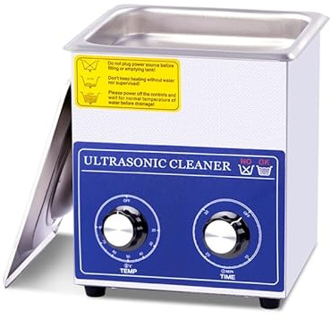 Limpiador ultrasónico con calentador y temporizador, máquina de limpieza profesional de 2 litros para herramientas, joyas, relojes y gafas